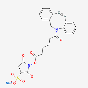 molecular formula C25H21N2NaO8S B606973 DBCO-Sulfo-NHS ester 