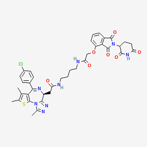 molecular formula C38H37ClN8O7S B606974 dBET1 