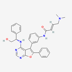 molecular formula C32H31N5O3 B606981 DBPR112 