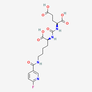 molecular formula C18H23FN4O8 B606989 Piflufolastat CAS No. 1423758-00-2