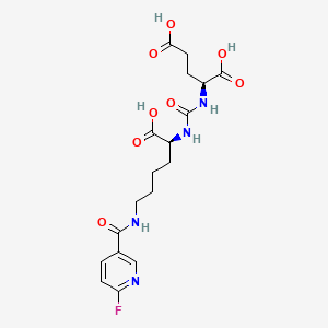 molecular formula C18H23FN4O8 B606989 Dcfpyl CAS No. 1423758-00-2
