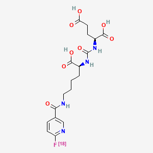 molecular formula C18H2318FN4O8 B606990 Dcfpyl F-18 CAS No. 1207181-29-0