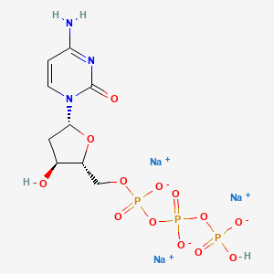 molecular formula C9H13N3Na3O13P3 B606995 5-fluoro-dCTP sodium 
