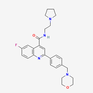 molecular formula C27H31FN4O2 B607003 Cabamiquine CAS No. 1469439-69-7