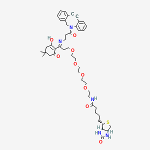 molecular formula C47H61N5O9S B607007 Dde Biotin-PEG4-DBCO 