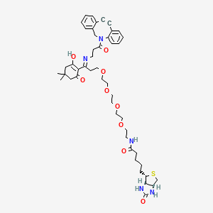 molecular formula C47H61N5O9S B607007 Dde Biotin-PEG4-DBCO CAS No. 1807512-43-1