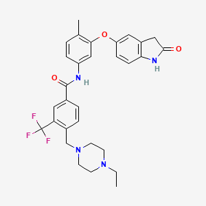 molecular formula C30H31F3N4O3 B607012 Ddr1-IN-1 CAS No. 1449685-96-4