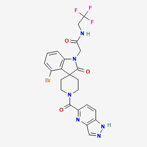 molecular formula C23H20BrF3N6O3 B607013 Ddr1-IN-4 CAS No. 2125676-13-1