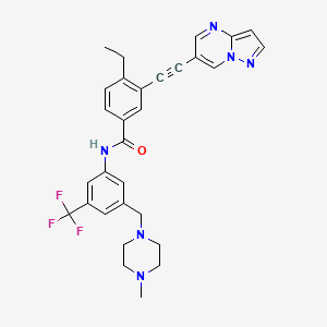 molecular formula C30H29F3N6O B607014 Ddr1-IN-2 CAS No. 1429617-90-2
