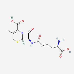 molecular formula C20H22F9N3O12S B607017 Deacetoxycephalosporin C CAS No. 26924-74-3