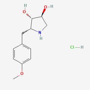 molecular formula C12H18ClNO3 B607018 Deacetylanisomycin hydrochloride CAS No. 1963-47-9