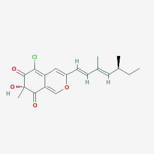 molecular formula C19H21ClO4 B607020 (-)-Deacetylsclerotiorin CAS No. 61248-35-9
