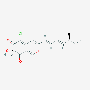 molecular formula C19H21ClO4 B607020 Deacetylsclerotiorin, (-)- CAS No. 61248-35-9