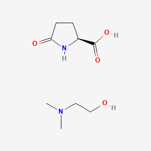 molecular formula C9H18N2O4 B607022 Deanol pidolate CAS No. 23513-72-6