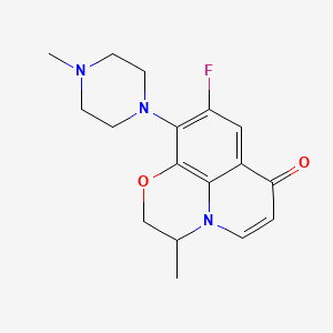 molecular formula C17H20FN3O2 B607036 Decarboxyl ofloxacin CAS No. 123155-82-8
