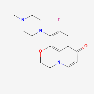 molecular formula C17H20FN3O2 B607036 脱羧氧氟沙星 CAS No. 123155-82-8