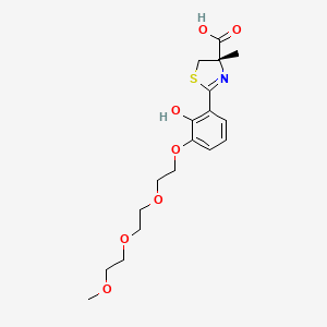 molecular formula C18H25NO7S B607044 Deferitazole CAS No. 945635-15-4