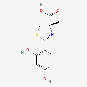 molecular formula C11H11NO4S B607046 Deferitrin CAS No. 239101-33-8
