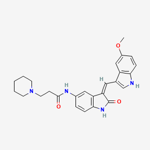 molecular formula C26H28N4O3 B607047 Del-22379 CAS No. 181223-80-3