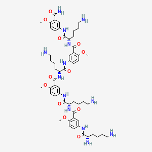 molecular formula C56H79N13O12 B607051 Delparantag CAS No. 872454-31-4