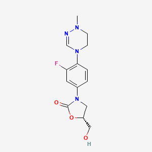 molecular formula C14H17FN4O3 B607052 Delpazolid CAS No. 1219707-39-7