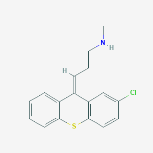 molecular formula C17H16ClNS B607057 3-(2-Chloro-9H-thioxanthen-9-ylidene)-N-methylpropan-1-amine CAS No. 51382-91-3