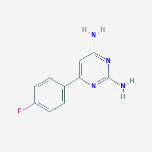 6-(4-Fluorophenyl)pyrimidine-2,4-diamine