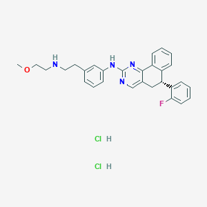 molecular formula C29H31Cl2FN4O B607060 Derazantinib dihydrochloride CAS No. 1821329-75-2