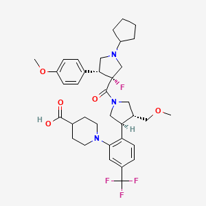 molecular formula C36H45F4N3O5 B607062 Dersimelagon CAS No. 1835256-48-8