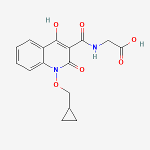 molecular formula C16H16N2O6 B607068 Taleranol CAS No. 1616690-16-4