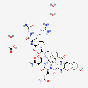 molecular formula C48H74N14O17S2 B607070 Desmopressin acetate trihydrate CAS No. 62357-86-2