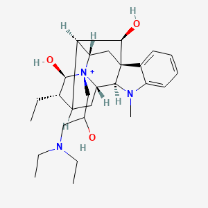 molecular formula C27H42N3O3+ B607071 Detajmium CAS No. 47719-70-0