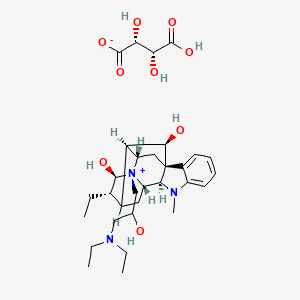 molecular formula C31H47N3O9 B607072 Detajmium bitartrate CAS No. 33774-52-6