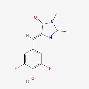 molecular formula C12H10F2N2O2 B607084 Dfhbi 