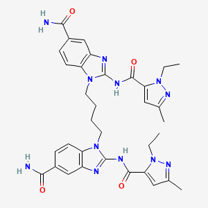 molecular formula C34H38N12O4 B607099 STING agonist-4 