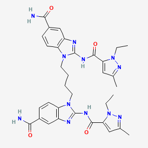 molecular formula C34H38N12O4 B607099 STING agonist-4 CAS No. 2138300-40-8