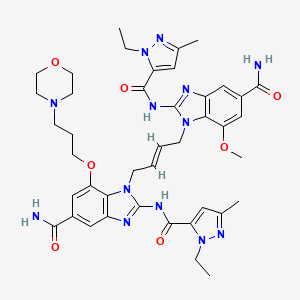 molecular formula C42H51N13O7 B607100 Diabzi sting agonist-1 CAS No. 2138498-18-5