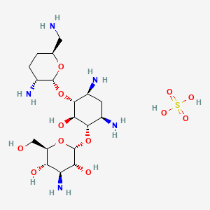 molecular formula C18H39N5O12S B607106 Dibekacin sulfate CAS No. 58580-55-5