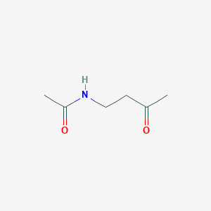 molecular formula C6H11NO2 B060711 N-(3-Oxobutyl)acetamide CAS No. 190452-53-0
