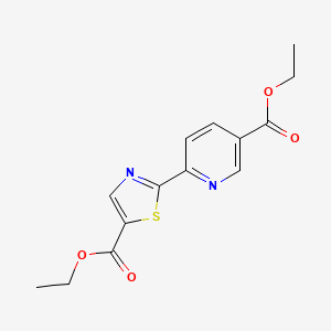 molecular formula C14H14N2O4S B607113 Diethyl-pythiDC CAS No. 1821370-70-0