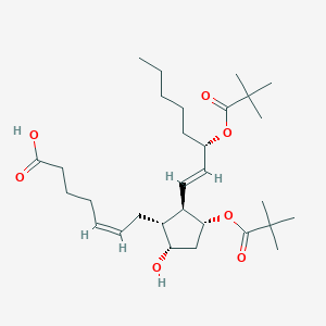 molecular formula C30H50O7 B607123 Dinoprost 11,15-dipivalte CAS No. 135273-39-1