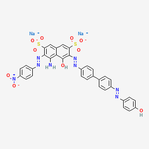 molecular formula C34H22N8Na2O10S2 B607130 Direct Green 6 CAS No. 4335-09-5