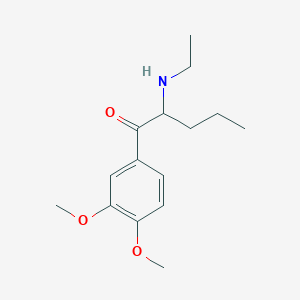 molecular formula C15H23NO3 B607141 1-(3,4-二甲氧基苯基)-2-(乙基氨基)戊酮 CAS No. 1674389-55-9