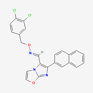 molecular formula C23H15Cl2N3O2 B607142 DL5050 