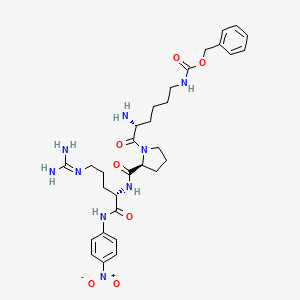molecular formula C31H43N9O7 B607147 D-Lys(Z)-Pro-Arg-pNA 