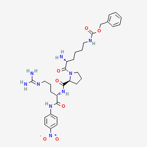 molecular formula C31H43N9O7 B607147 D-Lys(Z)-Pro-Arg-pNA CAS No. 108963-69-5