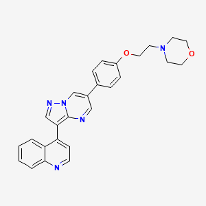 molecular formula C27H25N5O2 B607155 DMH2 