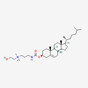 molecular formula C35H63N2O3+ B607157 DMHAPC-Chol 