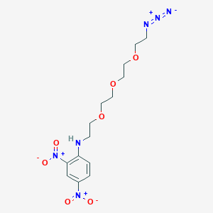 molecular formula C14H20N6O7 B607166 DNP-PEG3-azide 