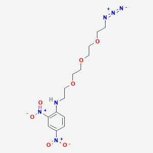 molecular formula C14H20N6O7 B607166 DNP-PEG3-azide CAS No. 951671-87-7